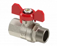 кран шаровой бабочка pn40 наруж