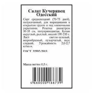 Салат Кучерявец Одесский 0,5г БП (Плазма)