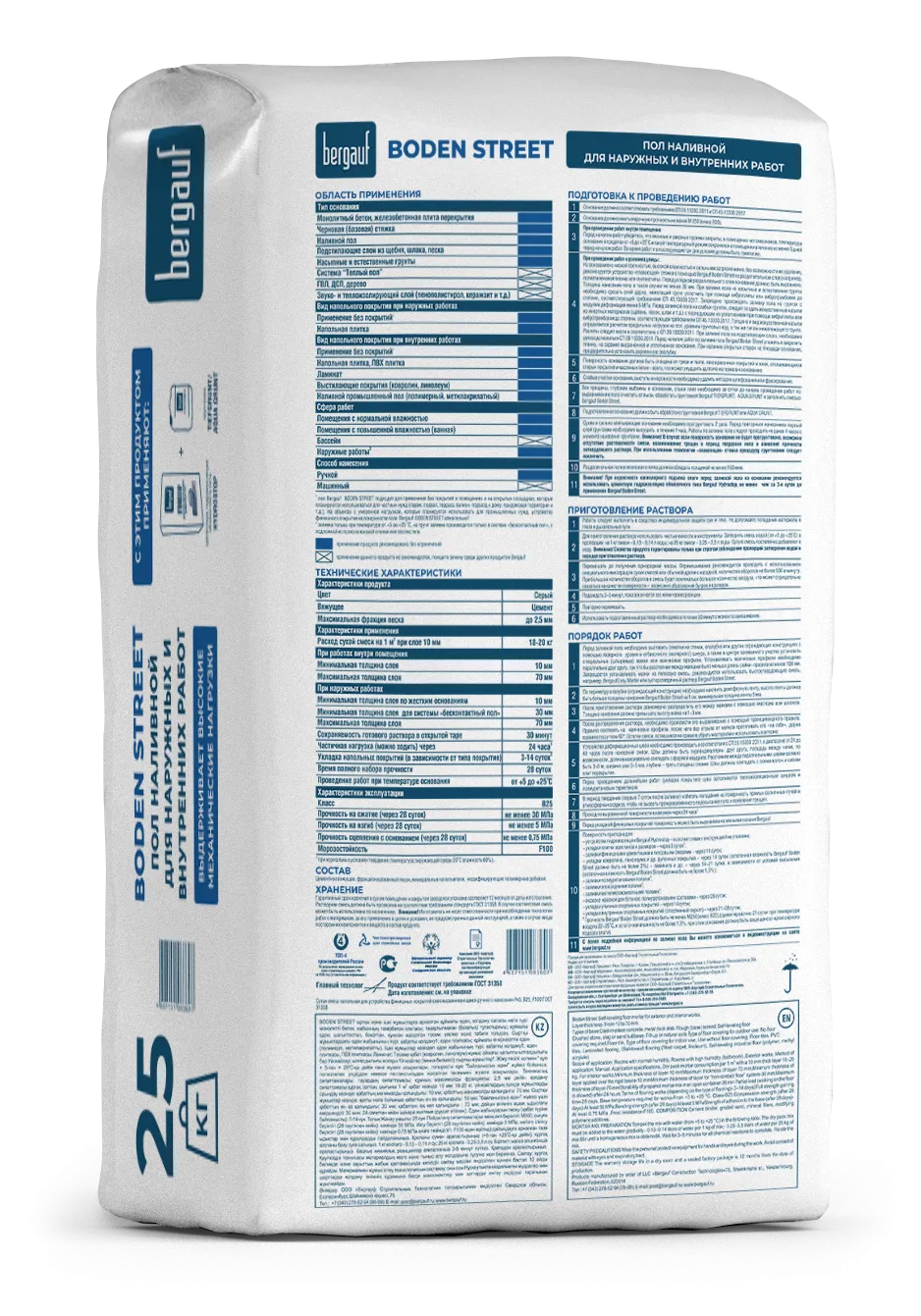 Boden Street 25кг оборот