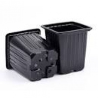 Горшок для рассады квадр. 9х9х10см 0,5л (ЛАМА-ТОРФ)